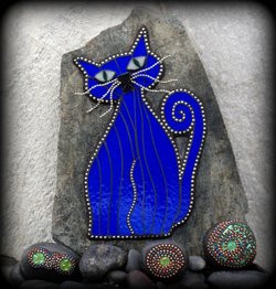 Cat Turned Blue....October