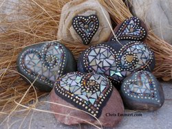 Iridescent Cream Hearts....Fall 2013