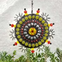 Mosaic Garden Wind Spinner, Group A, Home Decor, Garden Decor, Gardening Gift