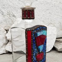 Mosaic Liquor Bottle “Cutty” Up-cycled Decanter