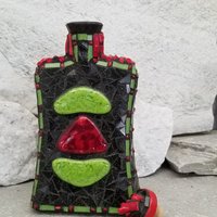 Mosaic Liquor Bottle "In Balance” Up-cycled Decanter