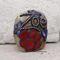 Smaller Pet Memorial Garden Stones - Mosaic Custom Order