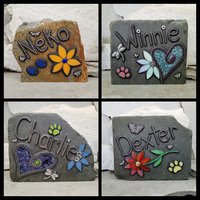 Memorial Garden  Stones - Mosaic Custom Orders in Summer 2021