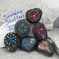 Mosaic paperweights stocking stuffers