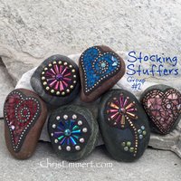 office gift paperweights mosaic garden stone