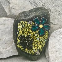 Reserved for Jimmy, Pet Memorial Garden Stones - Mosaic Custom Order
