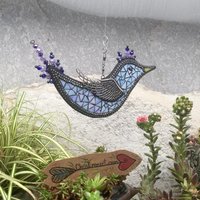 Lavender Bird Garden Spinner, Home Decor, Garden Decor, Gardening Gift,