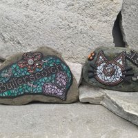 Memorial Garden  Stones - Mosaic Custom Orders #2