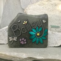 Custom Pet Memorial Shrine, Garden Stones - Mosaic Custom Order