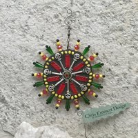 Day of the Dead Garden Spinner, Home Decor, Garden Decor, Gardening Gift,