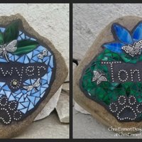 Reserved for Shelley, Garden Stone, Pet Memorial, Garden Decor'