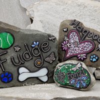 10 Custom Orders, Garden Stone, Pet Memorial, Garden Decor'