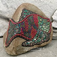 Big Fish / Porch Decor, Garden stone