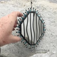 Light Aqua Garden Spinner, Home Decor, Garden Decor, Gardening Gift,