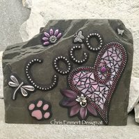 10 Custom Orders, Garden Stone, Pet Memorial, Garden Decor'