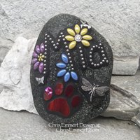Memorial Garden  Stones - Mosaic Custom Orders