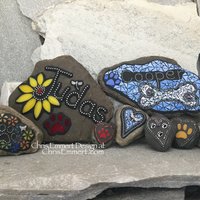 Memorial Garden  Stones - Mosaic Custom Orders #2