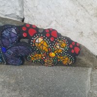 Pet Memorial Mosaic Garden Stone