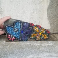 Pet Memorial Mosaic Garden Stone