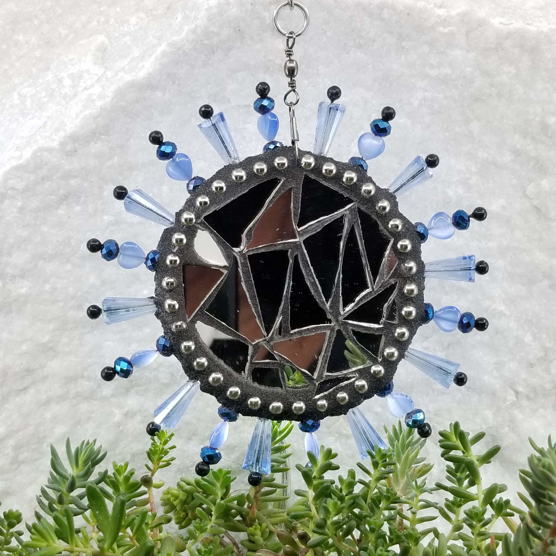 Butterfly Mosaic Garden Wind Spinner, Home and Garden Decor, Gardening Gift, Suncatcher