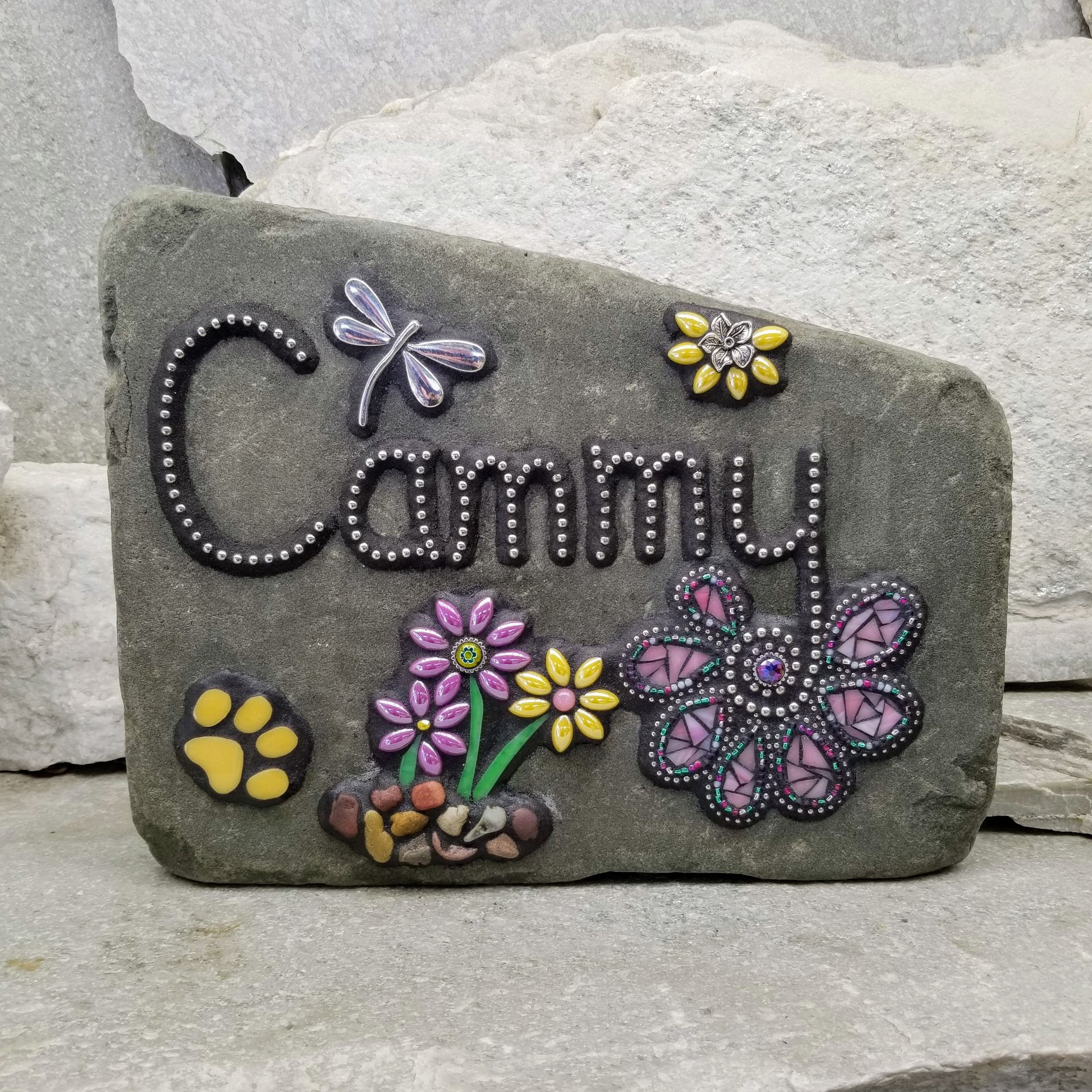 Memorial Garden  Stones - Mosaic Custom Orders in May 2021