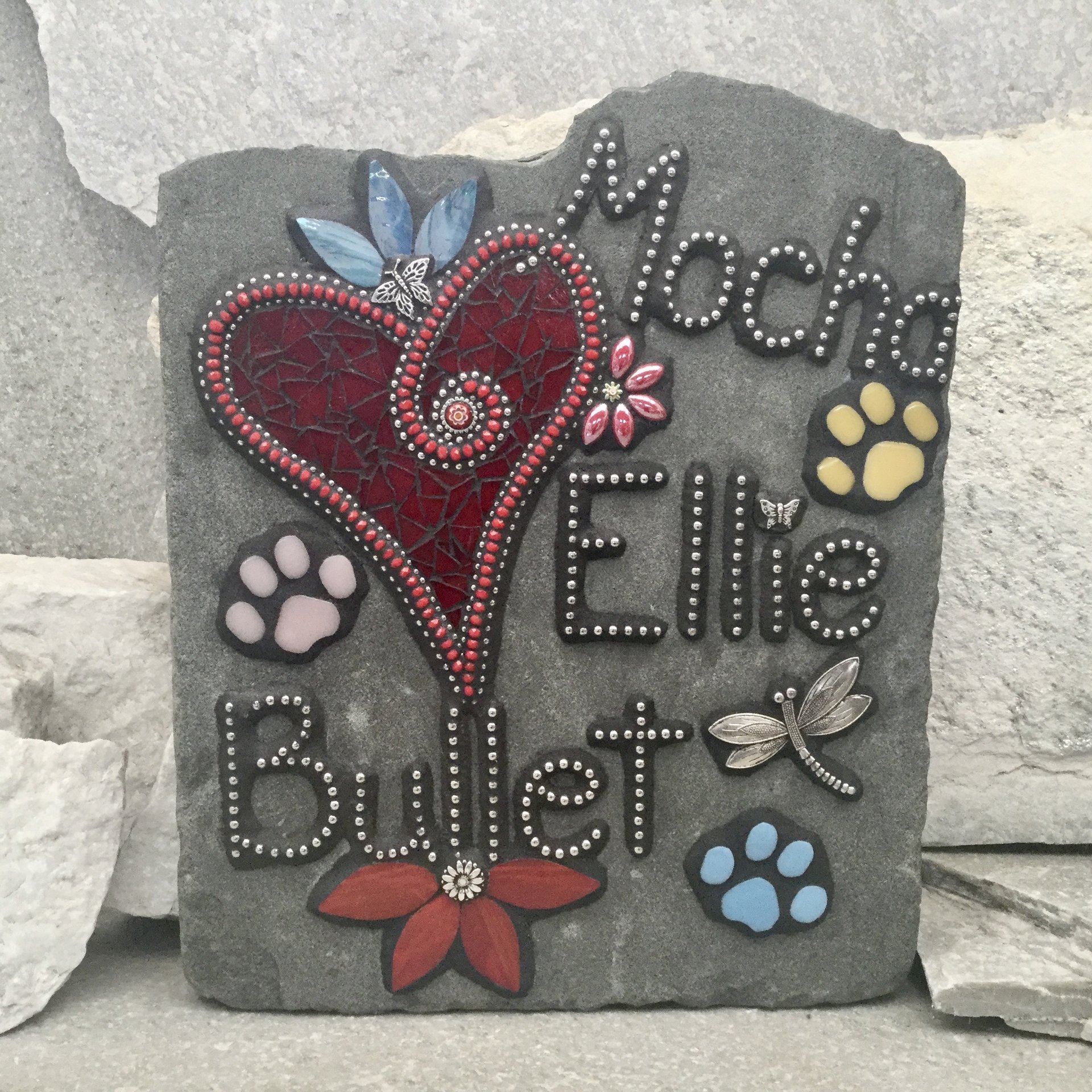 Memorial Garden  Stones - Mosaic Custom Orders in 2020-1