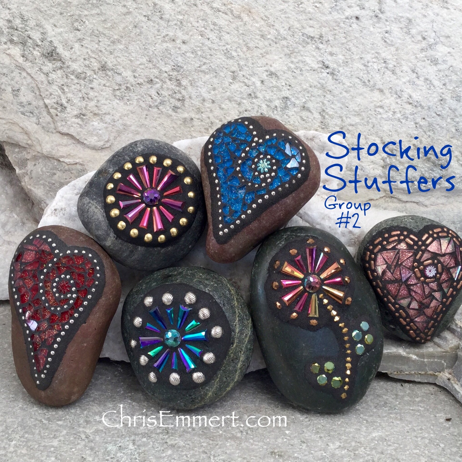 office gift paperweights mosaic garden stone