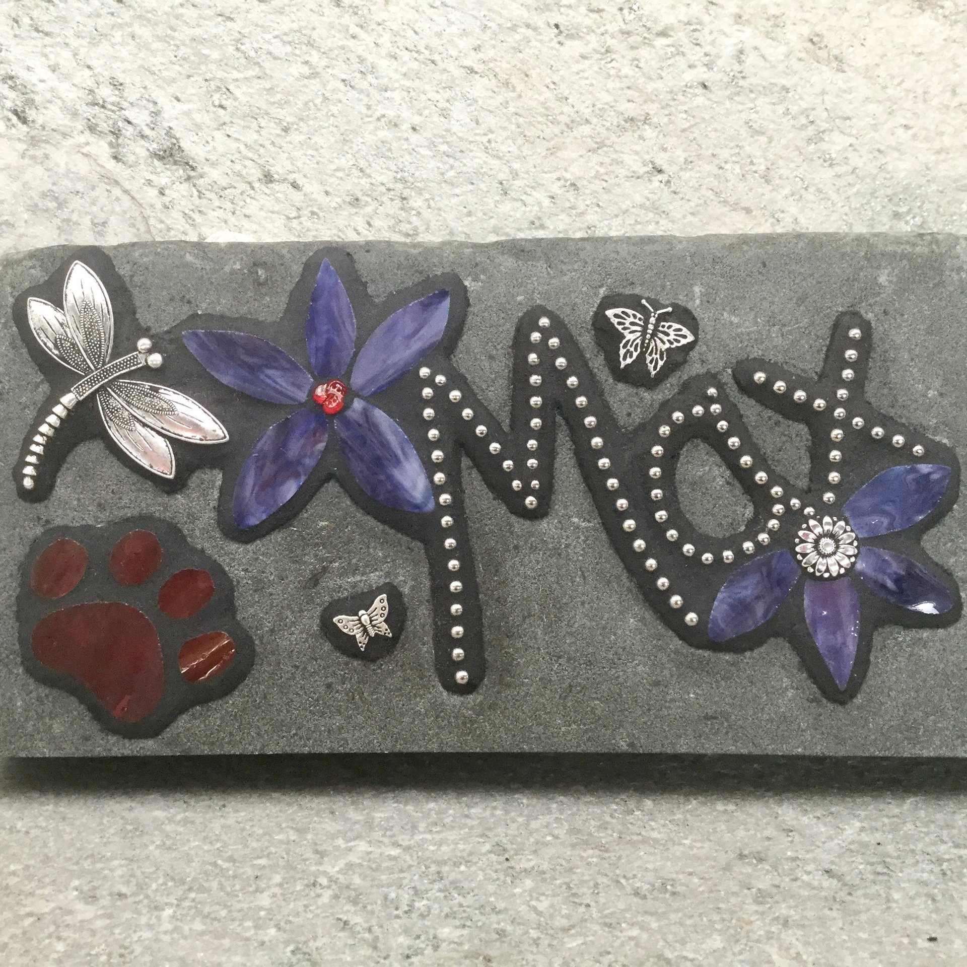 Memorial Garden  Stones - Mosaic Custom Orders #1