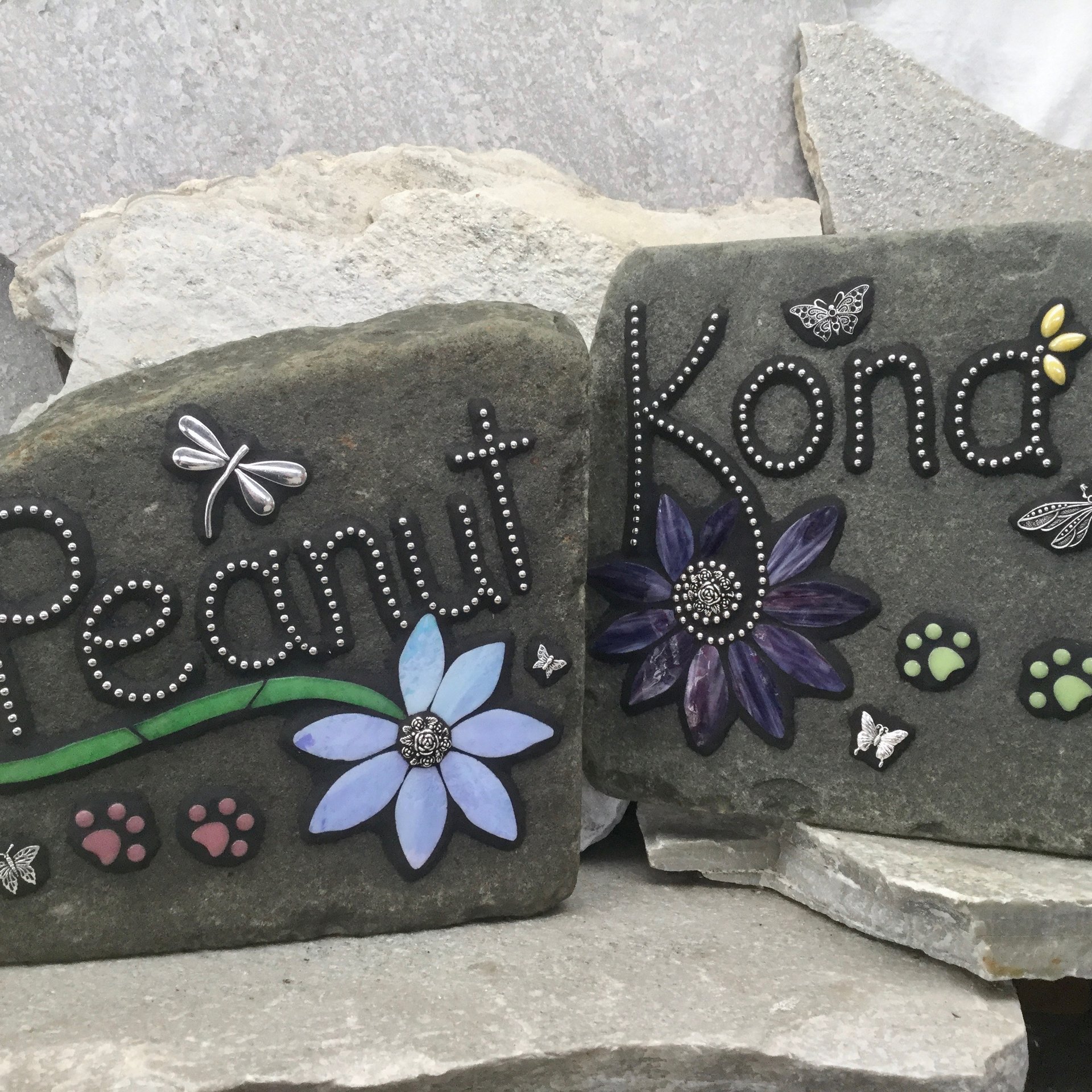 Reserved for Cindy Garden Stone, Pet Memorial, Garden Decor'