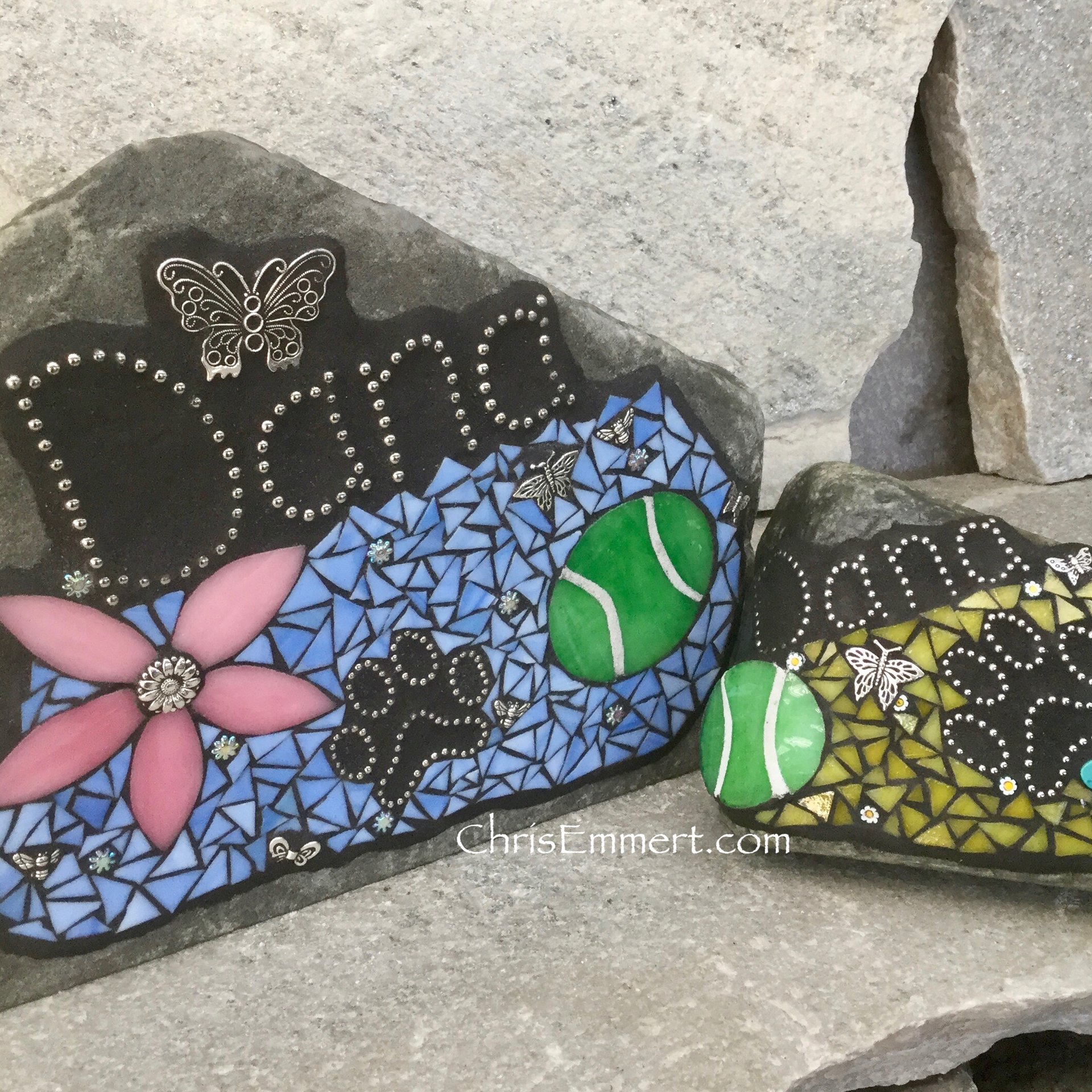 Memorial Garden  Stones - Mosaic Custom Orders #2