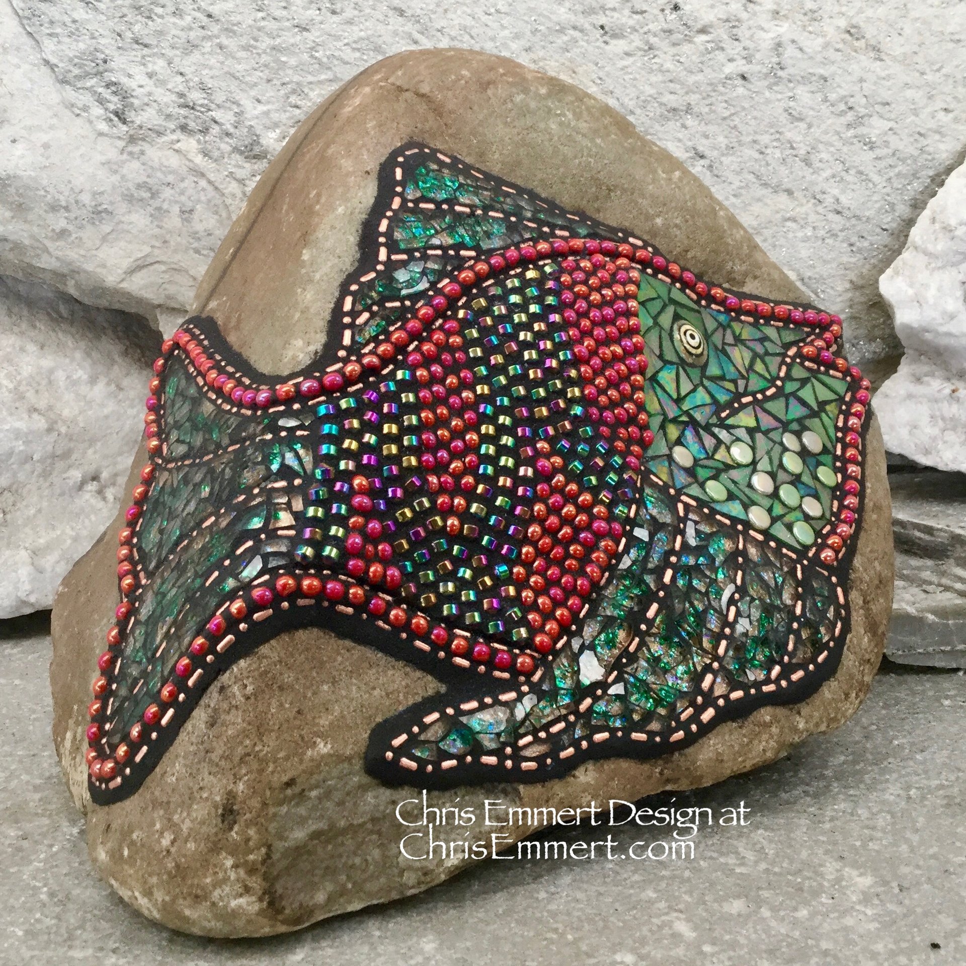 Big Fish / Porch Decor, Garden stone
