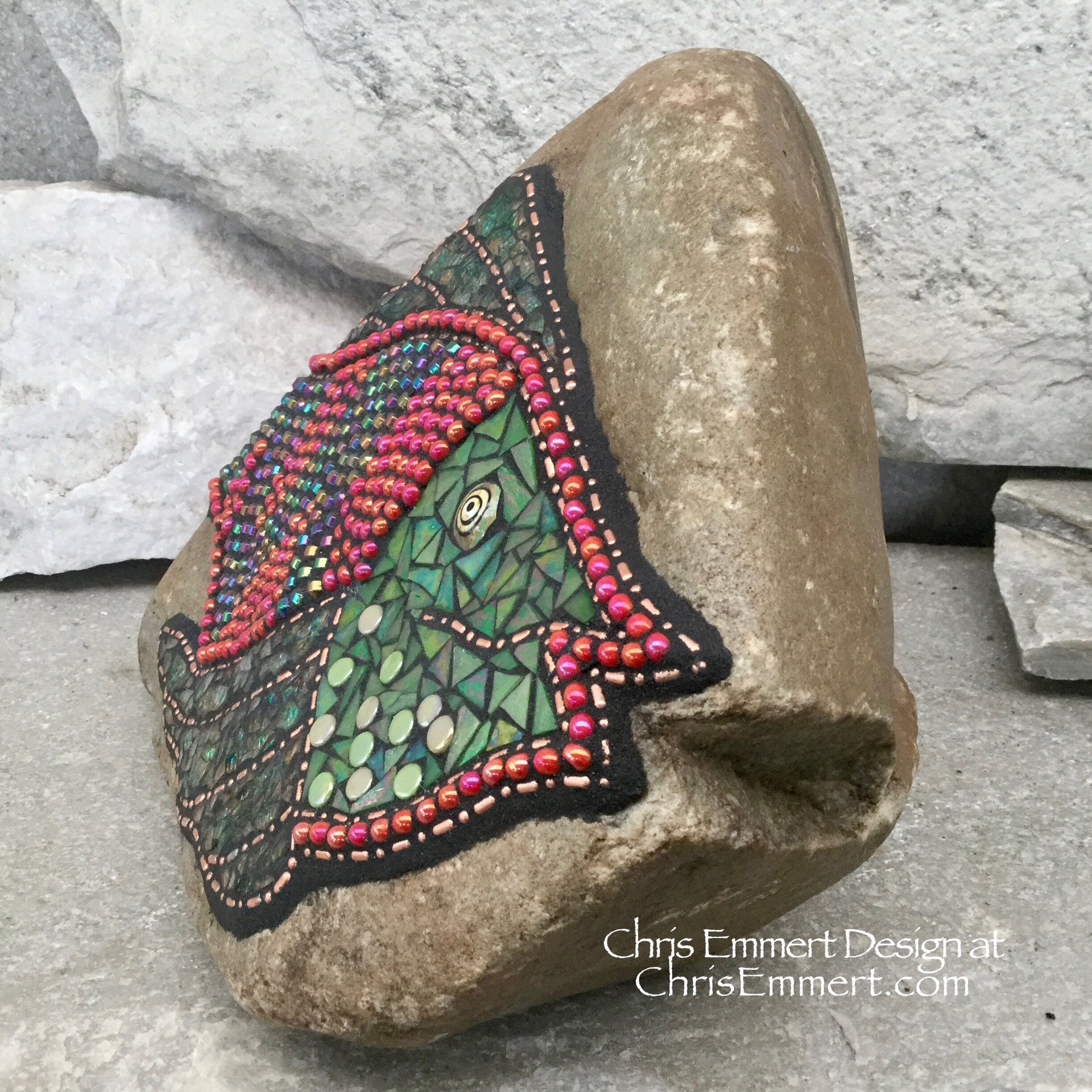 Big Fish / Porch Decor, Garden stone