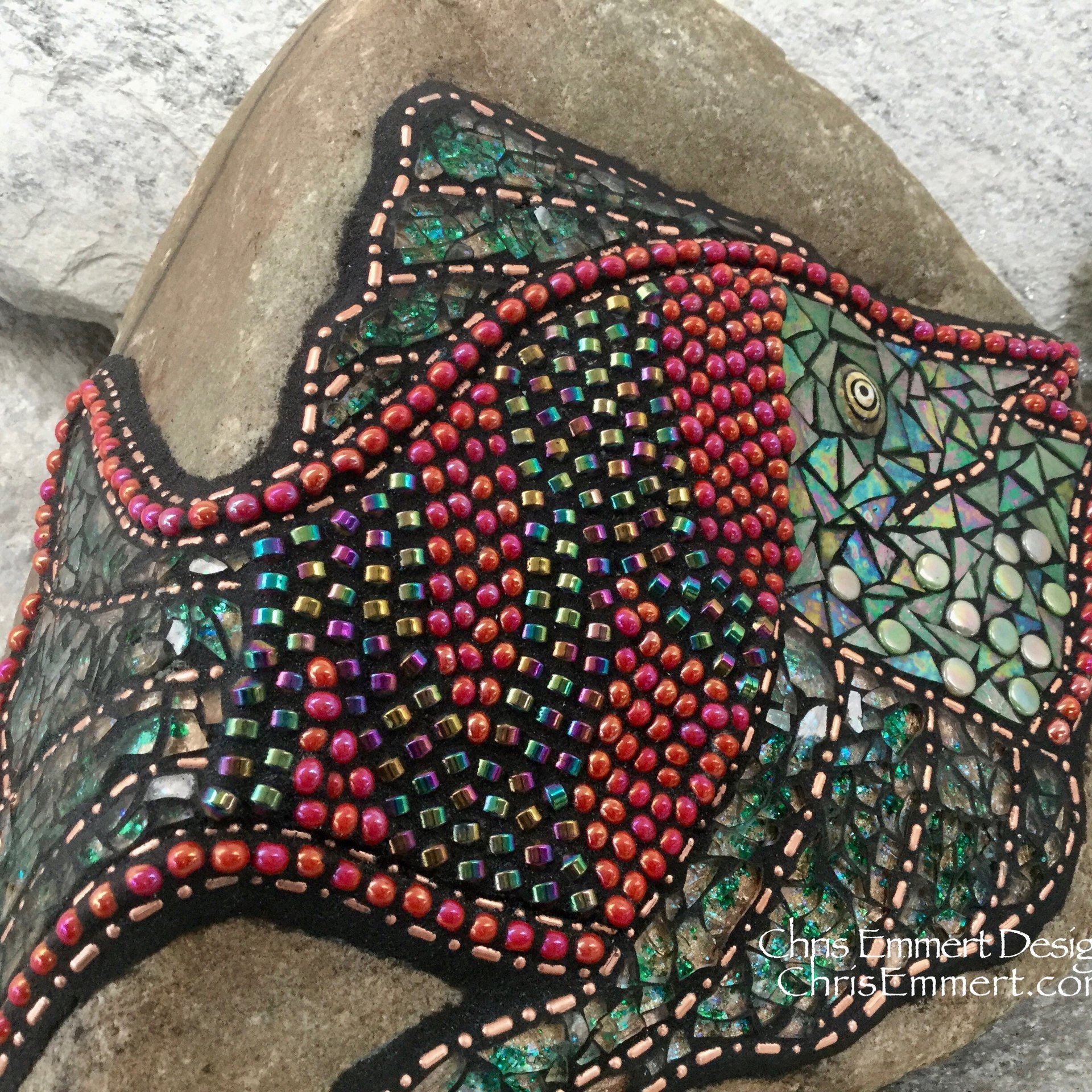Big Fish / Porch Decor, Garden stone