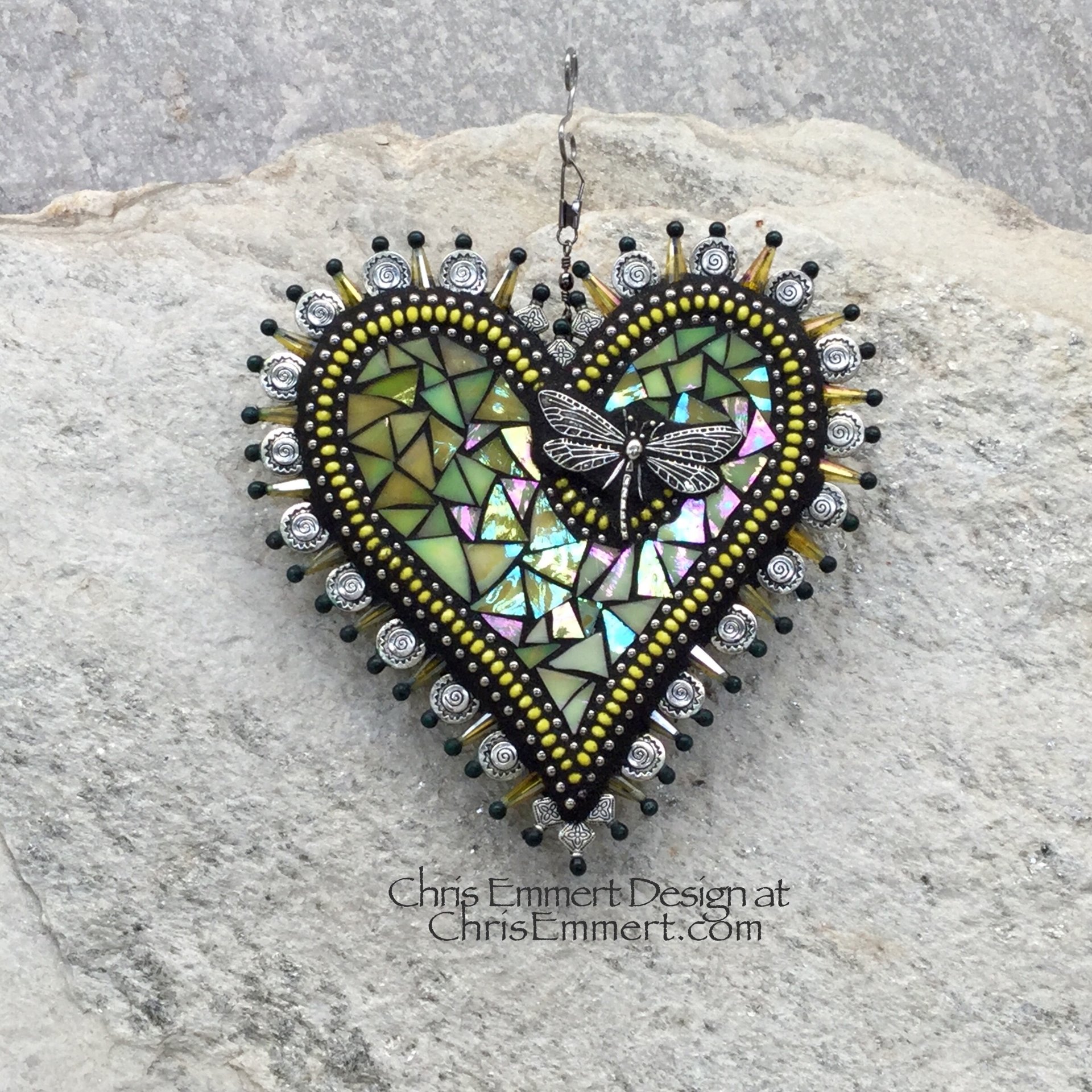 Yellow Heart Garden Spinner, Home Decor, Garden Decor, Gardening Gift,