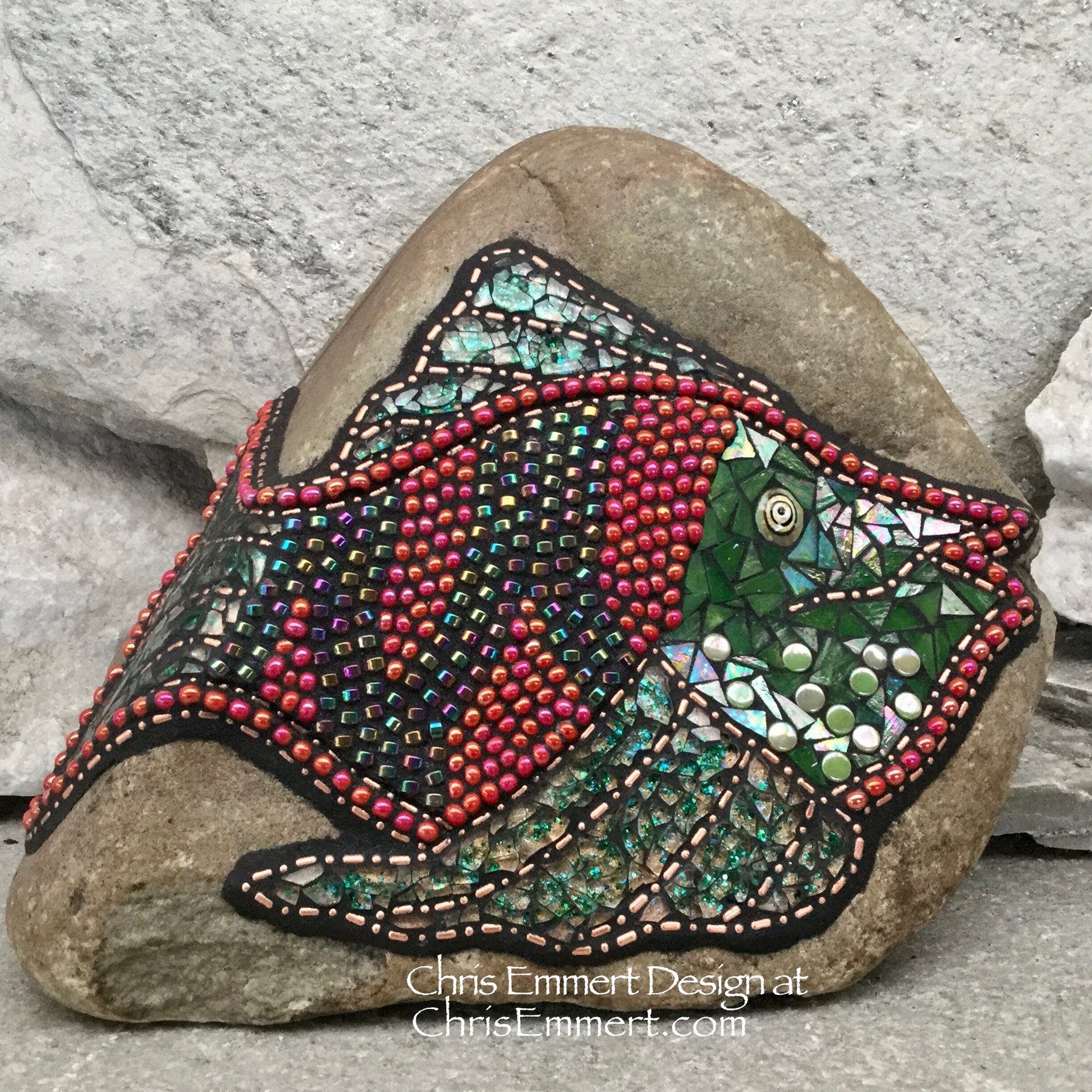 Big Fish / Porch Decor, Garden stone