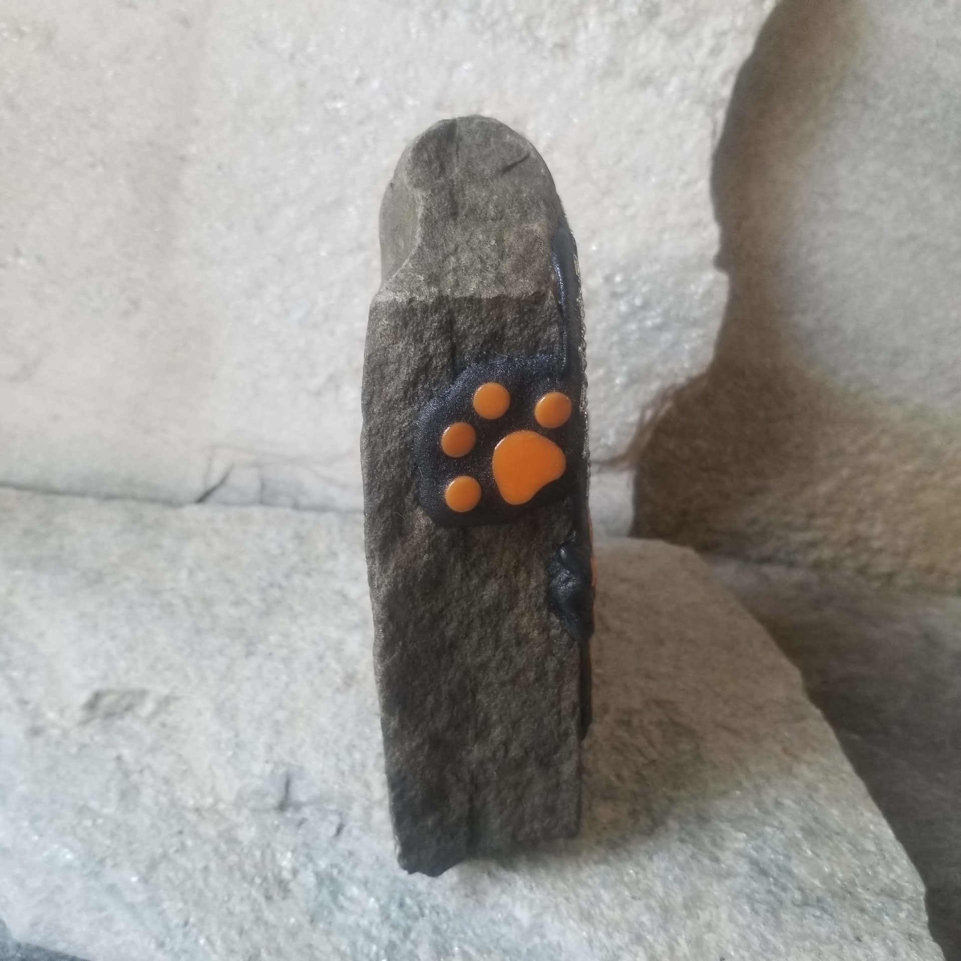 Iridescent Blue Mosaic Heart Pet Memorial