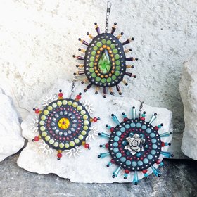Mosaic Garden Wind Spinner, Group C, Home Decor, Garden Decor, Gardening Gift