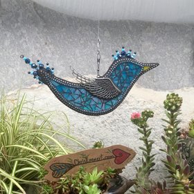 Blue Bird Garden Spinner