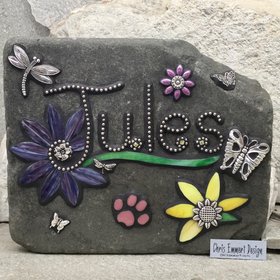 Reserved for Jacqueline, Garden Stone, Pet Memorial, Garden Decor'