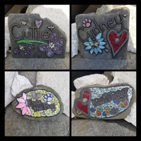 Custom pet stones